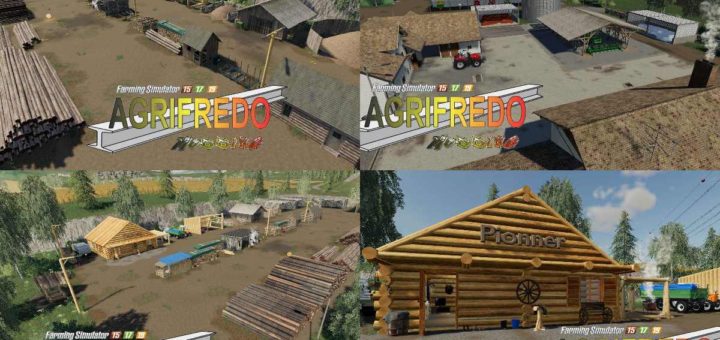 Мод карта LA COLONNE DE BRONZE V1.0 Farming Simulator 2019