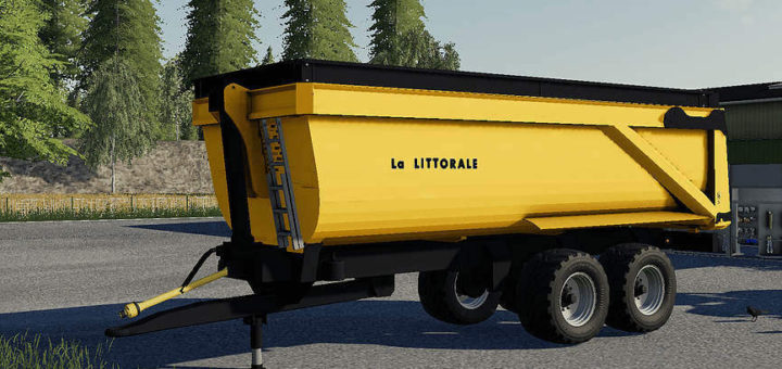 Мод прицеп La Littorale 21T V1.0 Farming Simulator 19