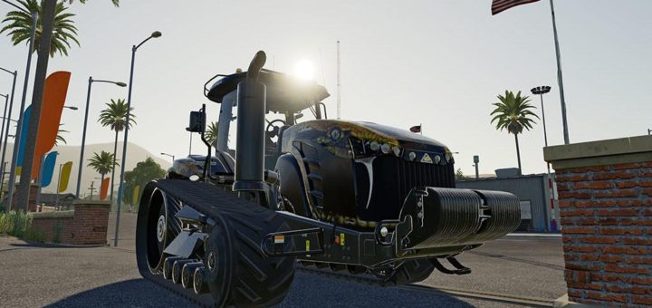 Мод трактор CHALLENGER MT800E FIELD PYTHON V1.0 FS19