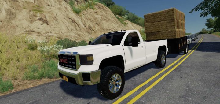 Мод авто 2015 GMC SIERRA RCLB V1.0 Farming Simulator 19