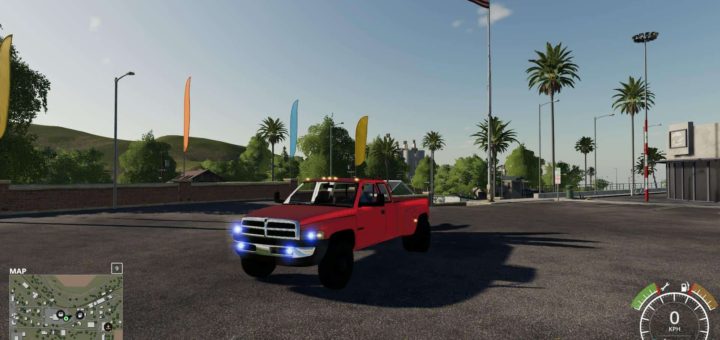 Мод авто 2nd gen Dodge Ram 3500 v1.0 Farming Simulator 19