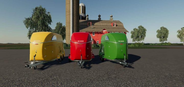 Мод прицеп Big Master Western Horse Trailer v1.0.0.0 FS19