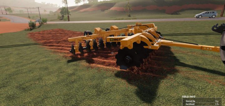Мод плуг Big tt plow v1.0.0.0 Farming Simulator 19