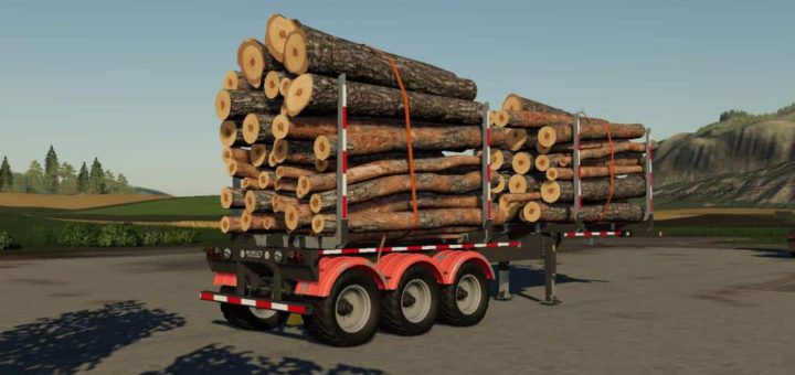 Мод прицеп Biobeltz Log Trailer TR 500 v1.0.0.9 FS19