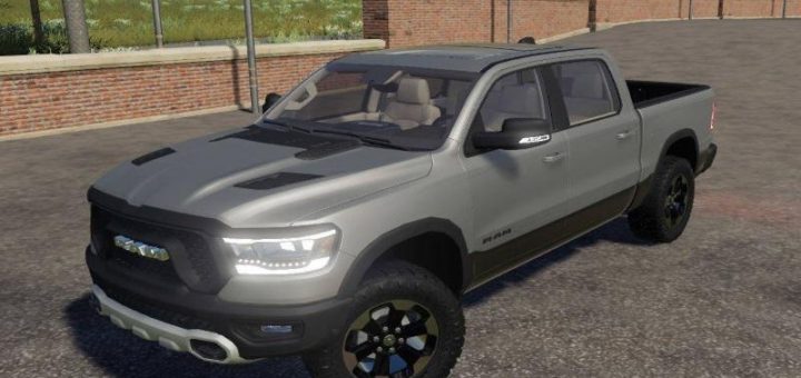 Мод авто Dodge Ram 1500 Rebel v1.0.0.0 Farming Simulator 2019