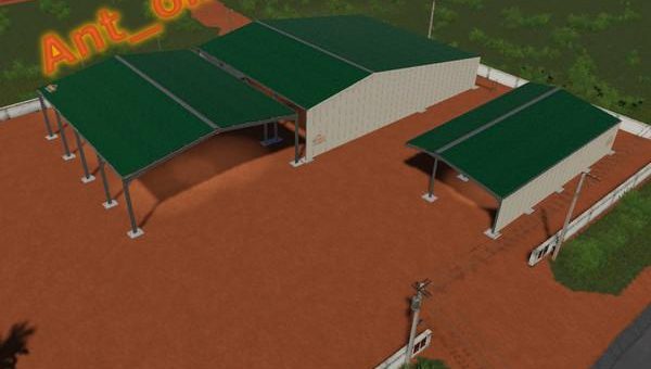 Мод навес Easy Shed Color/light/switch v2.0 Farming Simulator 19