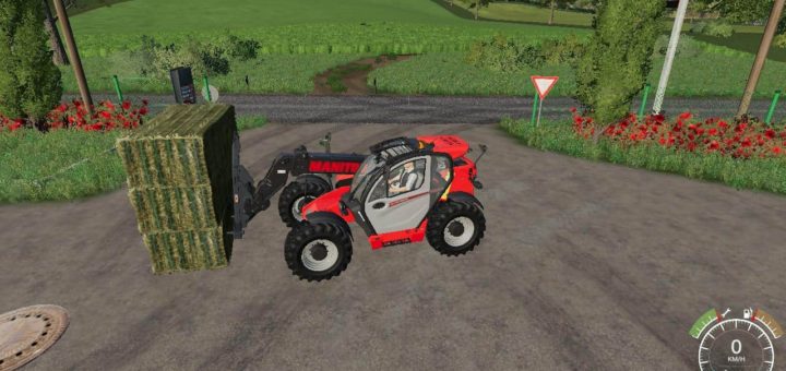 Мод FOURCHE A 3 BALLE CARRE MAGSI Autoload v1.0 FS19