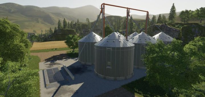 Мод хранилище Farm Silo XLarge v1.1 Farming Simulator 19