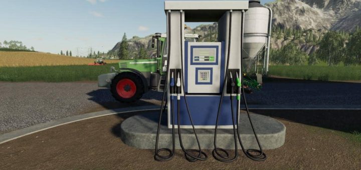Мод заправка Gas Station v1.0.0.0 Farming Simulator 19
