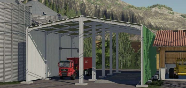 Мод хранилище Grosse Siloanlage v1.0 Farming Simulator 19