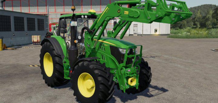 Мод трактор John Deere 643R v1.0.0.0 Farming Simulator 19