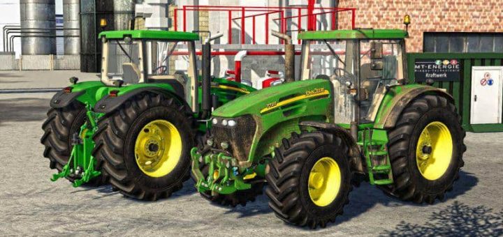 Мод трактор John Deere 7020 Series v1.0.0.0 Farming Simulator 19