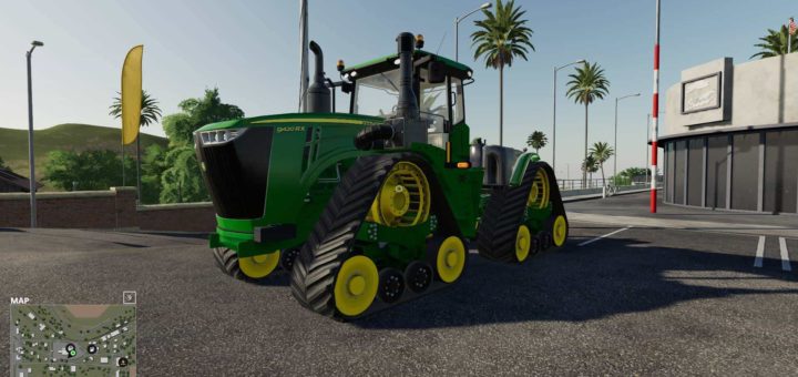 Мод трактор JOHN DEERE 9RX V1.0.0.0 Farming Simulator 19