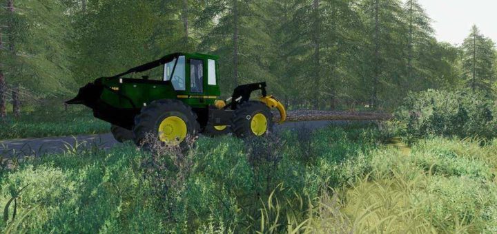 Мод John Deere skidder v1.1 Farming Simulator 2019