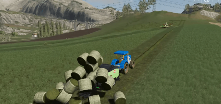 Мод тюкопресс Kuhn 5x Faster RoundBale V1.0.0.0 FS19