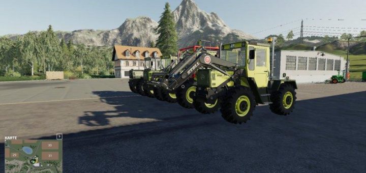 Мод трактор MB TRACK 700-900ER SERIE V1.0.0.0 FS19