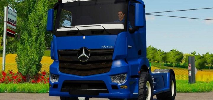 Мод тягач Mercedes Antos 3245 v1.0.0.0 Farming Simulator 19