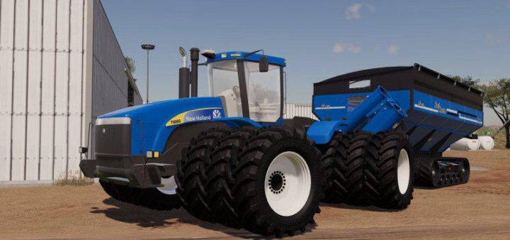 Мод трактор NEW HOLLAND T9060 V1.0.0.0 Farming Simulator 19