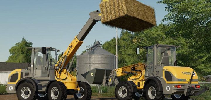 Мод погрузчик Paus TSL v8.7 Farming Simulator 19