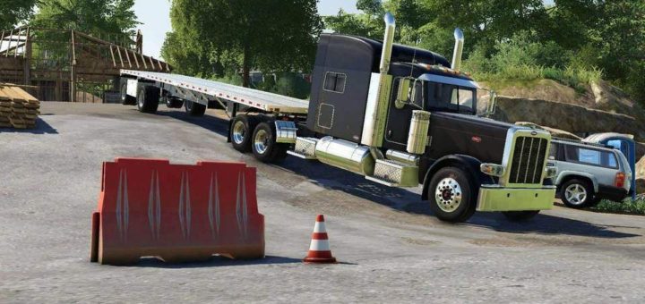Мод тягач Peterbilt 389 2008 v1.0.0.0 Farming Simulator 19