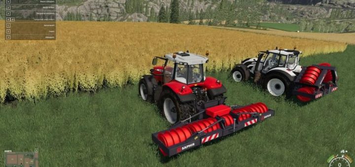 Мод Saphir Stego Roller v1.0.1.0 Farming Simulator 19