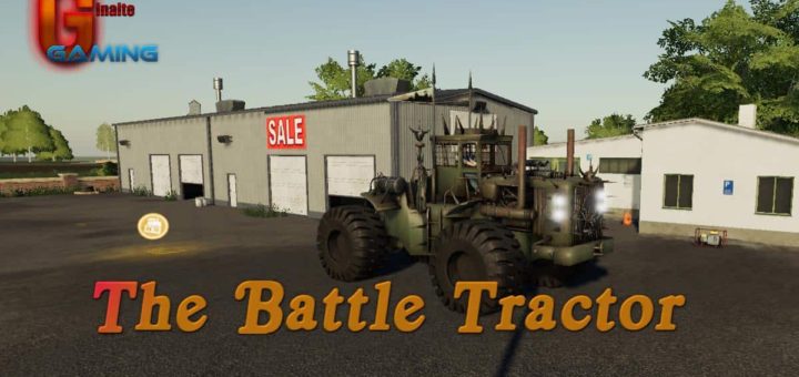 Мод трактор The Battle Tractor v1.0 Farming Simulator 19
