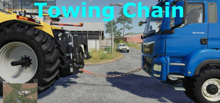 Мод буксировочная цепь Towing Chain v1.1 FS19