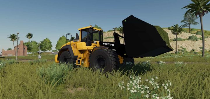 Мод погрузчик VOLVO L220H WITH BUCKET V1.0.0.0 FS19