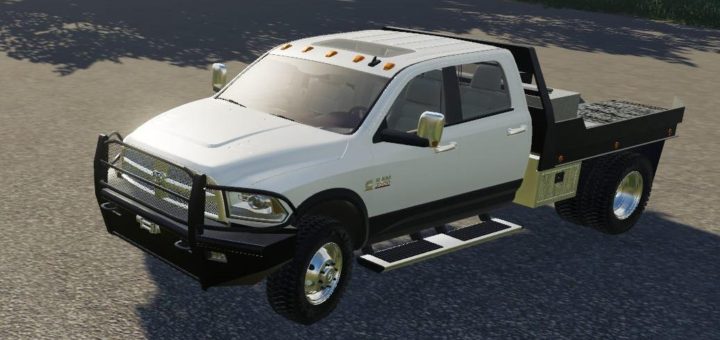 Мод авто RAM 3500 FLATBED V1.0.0.0 Farming Simulator 19
