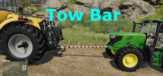 Мод жесткая сцепка TOW BAR V1.0 Farming Simulator 19