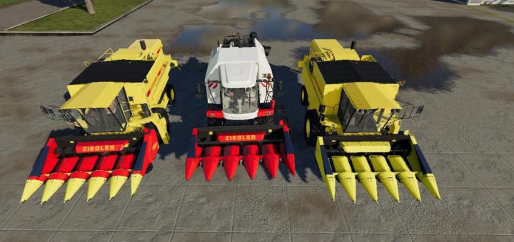 Мод комбайн ZIEGLER CORN CHAMPION 5R V1.0.0.0 FS19