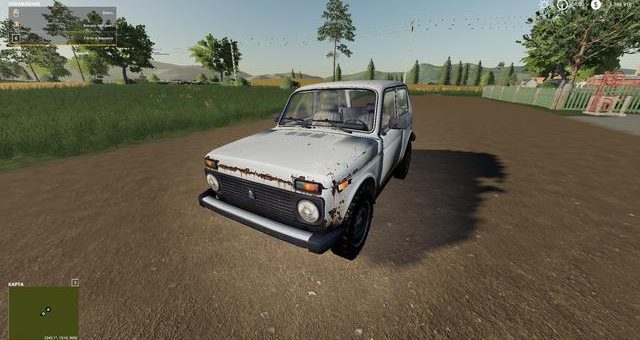 Мод авто ЛАДА НИВА 4Х4 V 1.0 Фарминг Симулятор 2019
