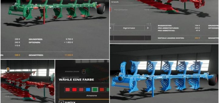 Мод ПАК FBM TEAM 5-SCHAR WENDEPFLUG-PACK V1.0.0.0 FS19