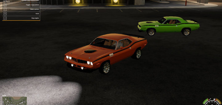 Мод авто 71 HEMI CUDA V1.0.0.0 Farming Simulator 19