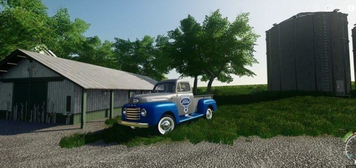 Moд авто 1948 Ford F100 service truck v1.0 Farming Simulator 2019