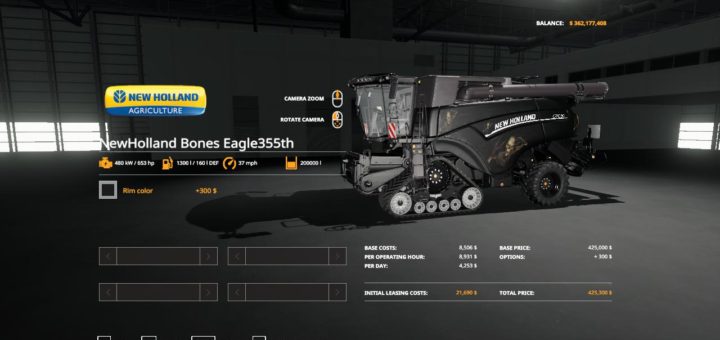 Moд Bones NewHolland Harvester Pack VE Update v2.0 FS19