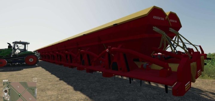 Мод сеялка Aerosem 5000 v0.99 Beta Farming Simulator 19