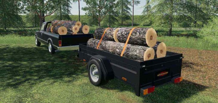 Мод прицеп Boeckmann Car Trailer v1.2.0.1 FS19