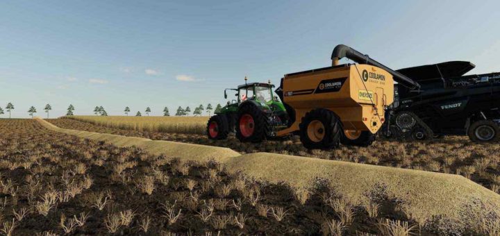 Мод прицеп COOLAMON CHASER BINS 18T V1.0.0.0 FS19