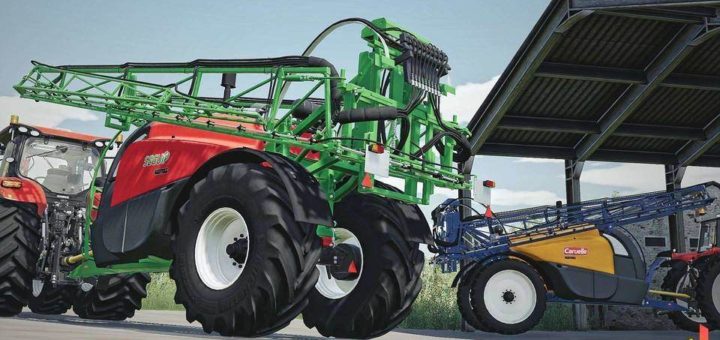 Мод опрыскиватели Caruelle Stilla 460 & Seguip XS 460 v1.0 FS19