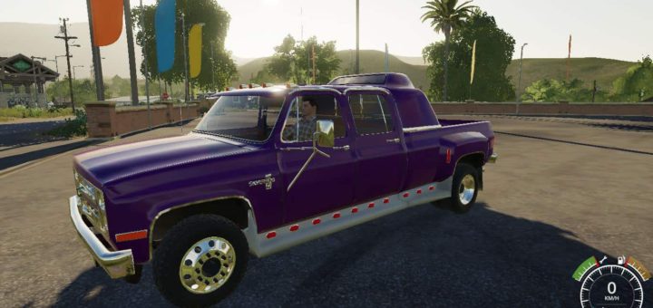 Мод авто CHEVROLET SILVERADO C30 QUAD CAB DUALLY V1.0 FS19