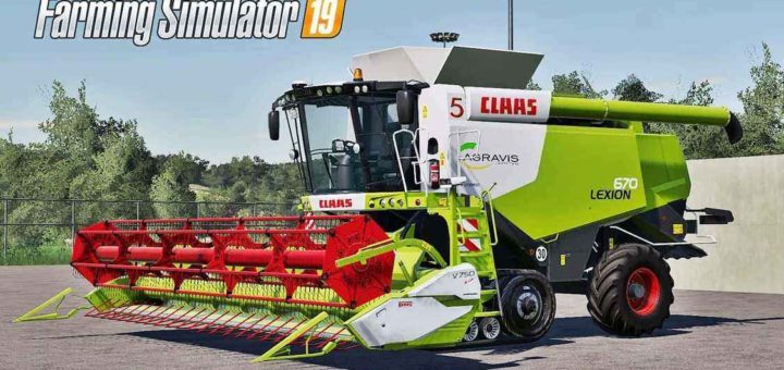 Мод комбайн Claas Lexion 670 Pack v1.0.0.0 FS19