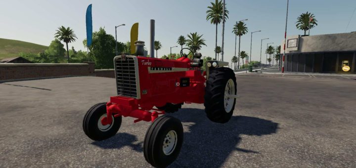 Moд трактор Farmall 1206 Turbo Diesel v1.0 Farming Simulator 19