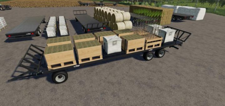 Мод прицеп FLIEGL DPW 180 AUTOLOAD V1.0 Farming Simulator 19