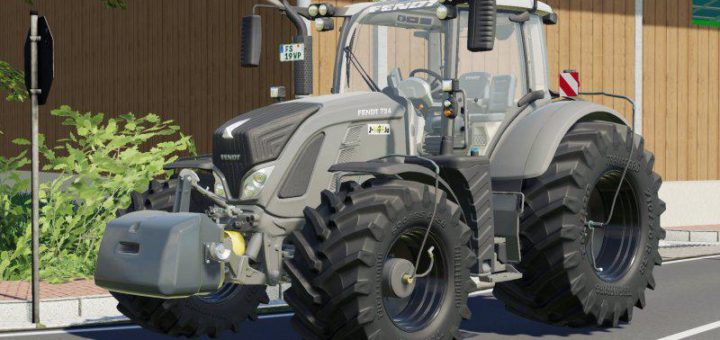 Мод трактор Fendt 700 Vario v1.1 Farming Simulator 2019