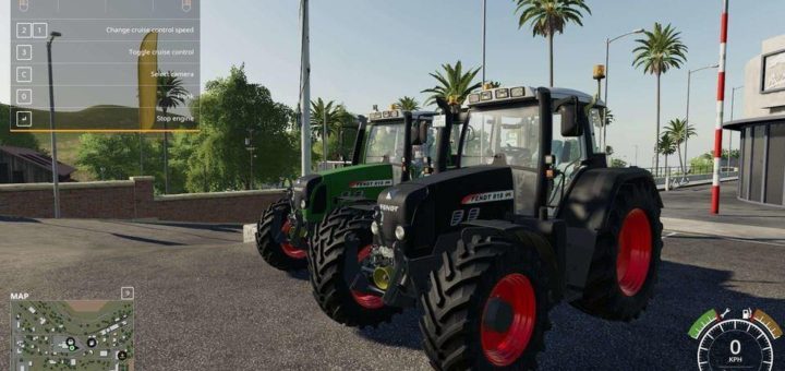 Мод трактор Fendt 800 v1.0.0.0 Farming Simulator 2019