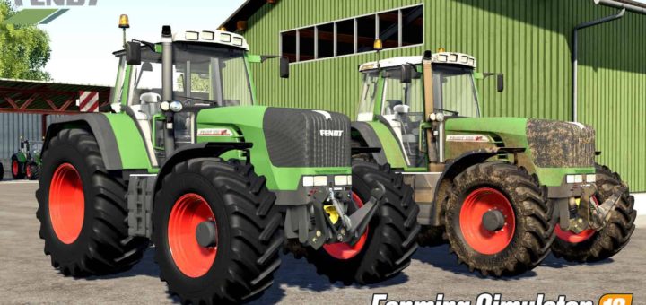 Мод трактор Fendt 900 Vario TMS v1.0 Farming Simulator 19
