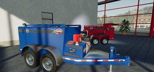 Мод прицеп Field Service Trailer v1.0.0.0 Farming Simulator 19