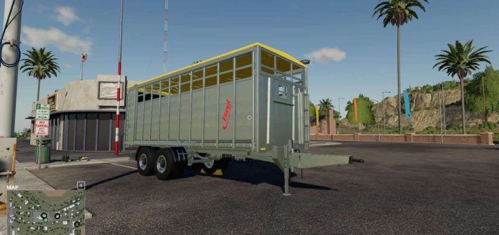 Мод прицеп Fliegl animal trailer v1.0 Farming Simulator 19