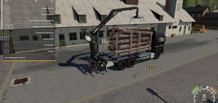 Мод грузовик Forest LKW v1.3.1 Farming Simulator 19